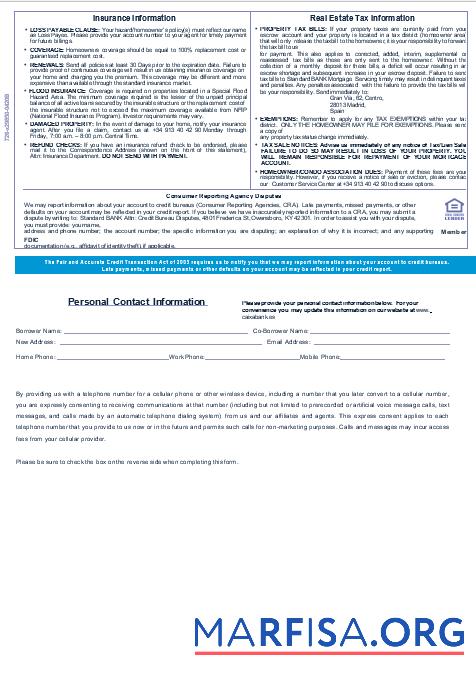 Realistic Spain Caixa bank mortgage statement in Word and PDF formats 3 example